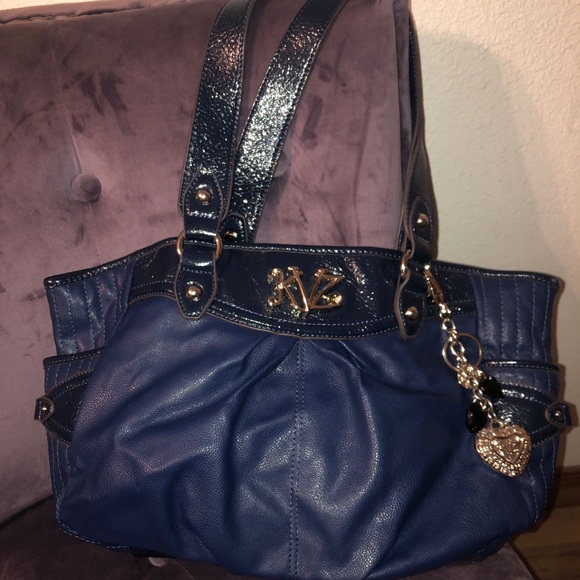 Kathy Van Zeeland Bags Kathy Van Zeeland Purse Blue Poshmark